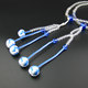 Wonderful Lotus Japanese Royal Rosary Nichiren Lotus 108 beads white crystal blue crystal Oda scroll room