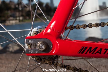 @BIKE FIXED GEAR 美国AVENTON MATARO LOW 车架 红色 - 图2