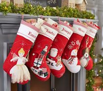 Cotton fabric Christmas Socks Christmas Gifts Christmas Decorations Socks Christmas Gift Bags Christmas Bags