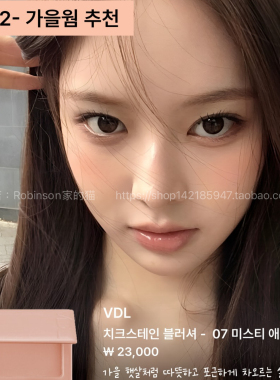 VDL天鹅绒哑光显白单色腮红