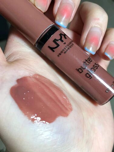 【日杂清透奶茶】NYX butter gloss唇釉唇蜜BLG16 praline17乌龙 - 图1
