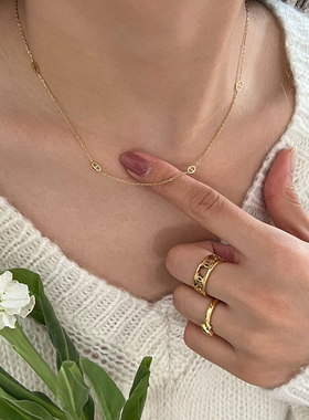 洗澡不用取不褪色项链