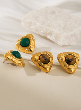 【DASEIN】2025夏季新款送人礼物轻奢红宝石耳环项链套装时尚来袭