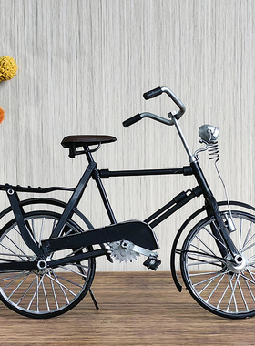 7080年代男式二八大杠自行车模型