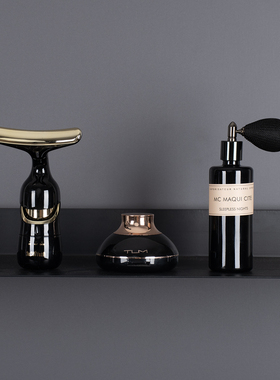 企信卫生间浴室柜摆件乳液瓶剃须护肤品样板间展厅卫浴套装装饰品