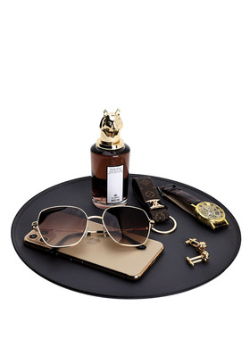 样板房间摆件玄关书柜展厅托盘眼镜钥匙扣手表简约艺术套组装饰品