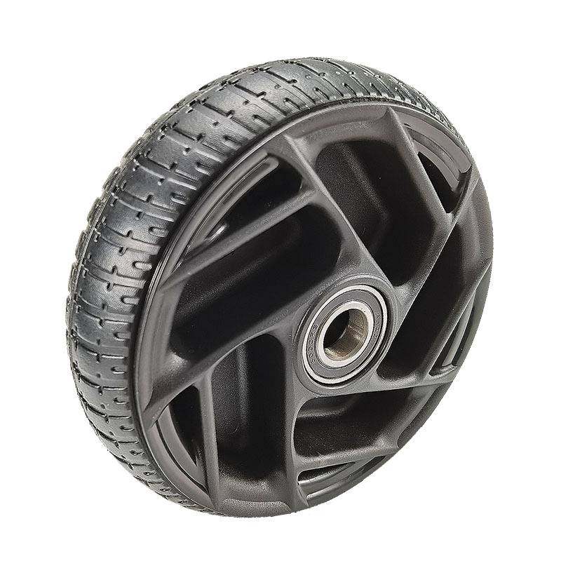 工业用轮6-8寸实心橡胶轮塑料芯静音万向轮 平衡车轮子手推车脚轮,淘宝优惠券,粉丝福利购,淘宝优惠卷