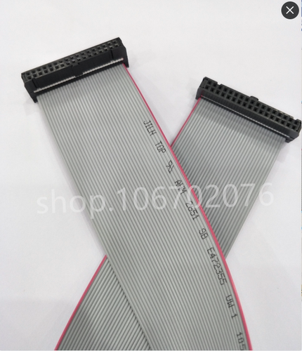 FC-34P双头线 34pin针JTAG连接线 2.54mm AVR下载线 IDC灰排线 - 图0