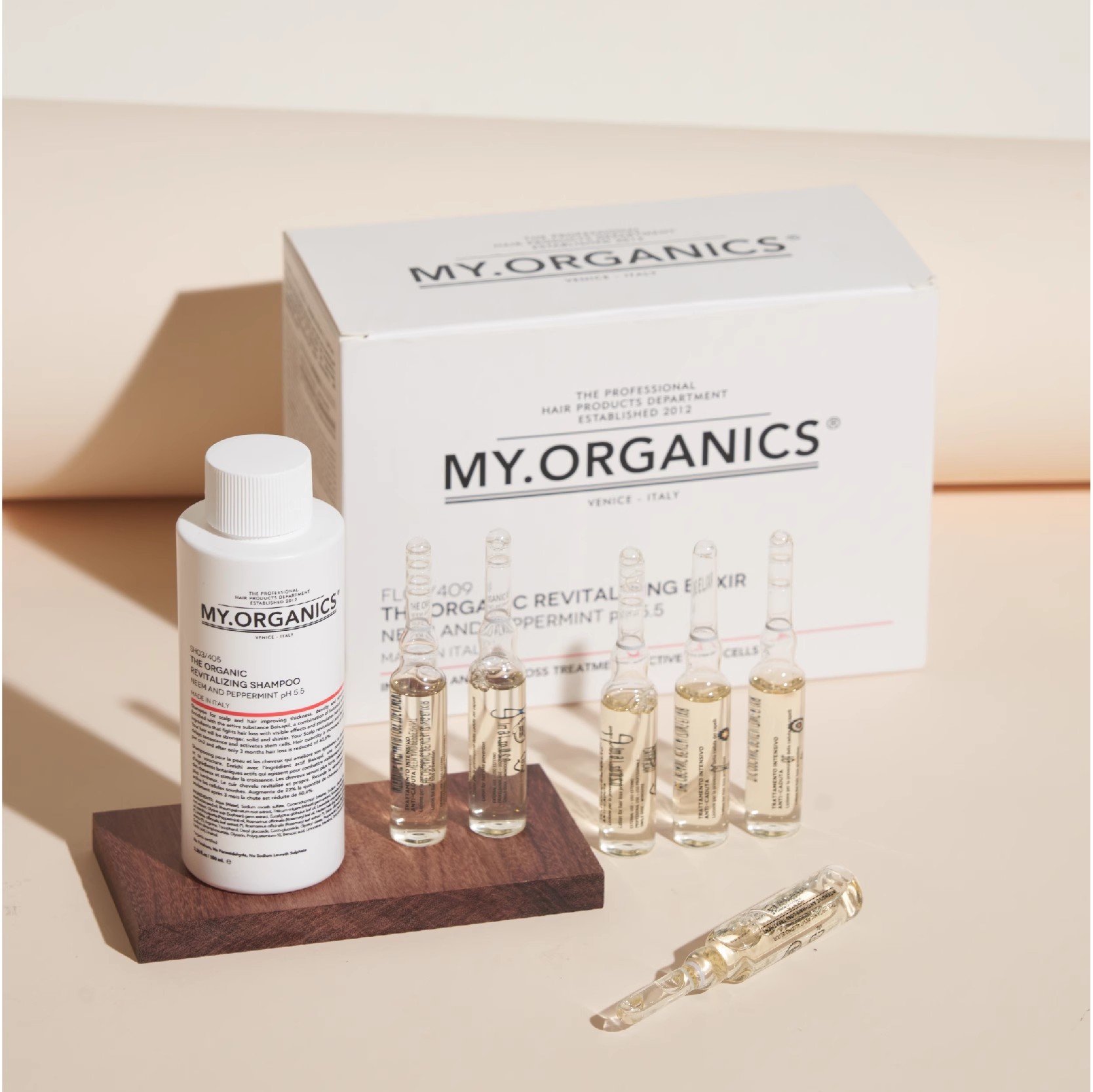 章小蕙my organics活力防脱安瓶+洗发水双倍浓密丰盈密发增发my-图0