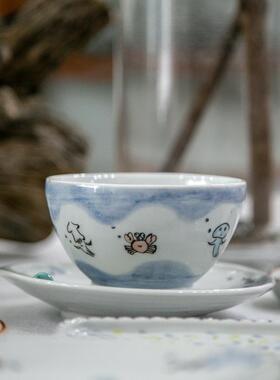 久世礼椭圆盘餐盘茶碗国内现货