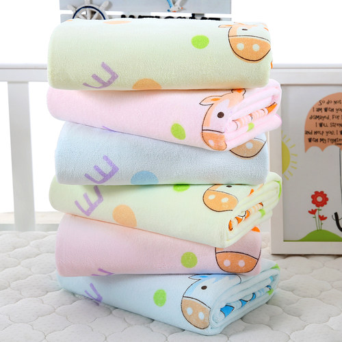 加厚纳米童被儿童毛巾被方型浴巾超细纤维保暧七倍吸水400克足重 - 图2