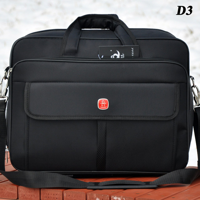 Men's bag business bag widened shoulder bag handbag backpack dual-purpose document bag business bag tool bag computer bag D3