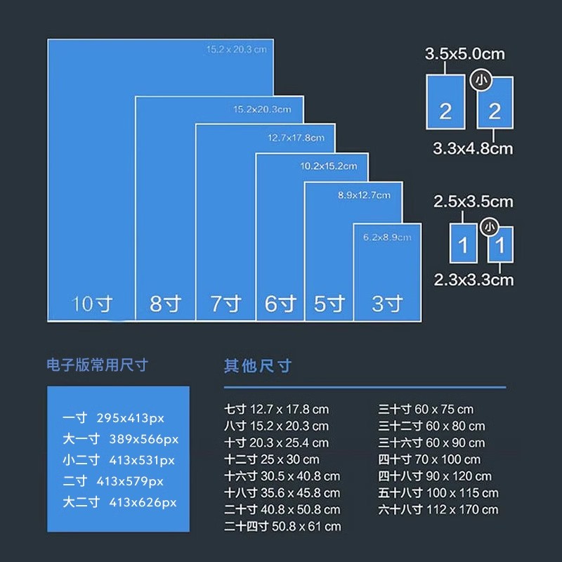 证件照换底色改尺寸ps精修p正装报名照改规格图像画质模糊变清晰 - 图2