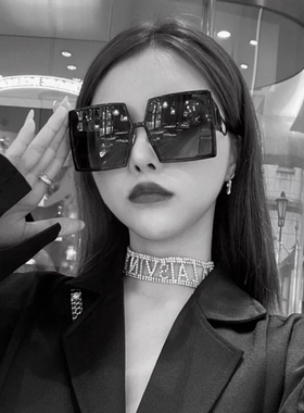 墨镜黑色大方框旅行显瘦同款眼镜