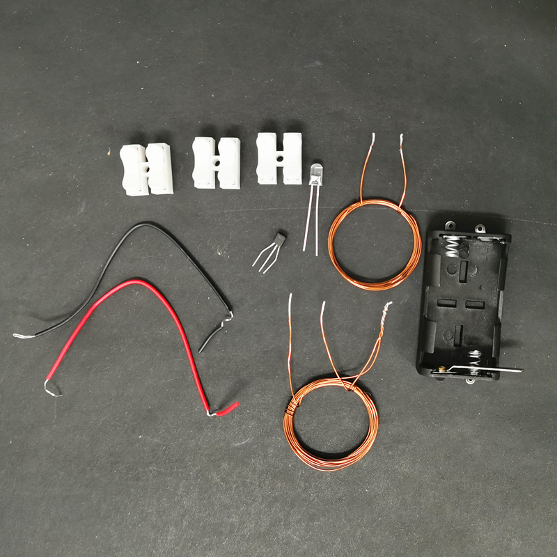 隔空取电磁感应无线充电模拟实验模型小学电子科技小制作diy材料 - 图1