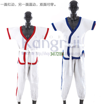 Chinese Style Wrestling Clothes KW143 Traditional Wrestling Clothing with pure cotton thickened red blue bifacial abrasion resistant Conry