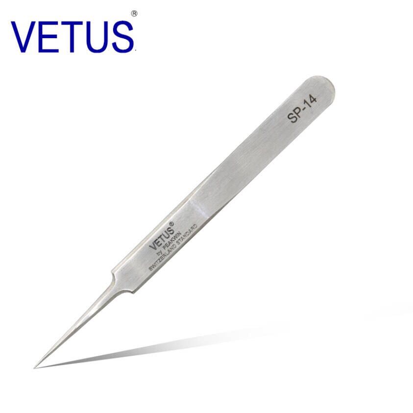 Precision Stainless Steel Tweezers VETUS Repair Tools