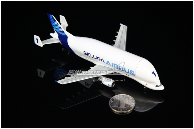 JCWINGS LH4304C 大白鲸 A300B4-600ST F-GSTA 飞机模型 1:400 - 图1