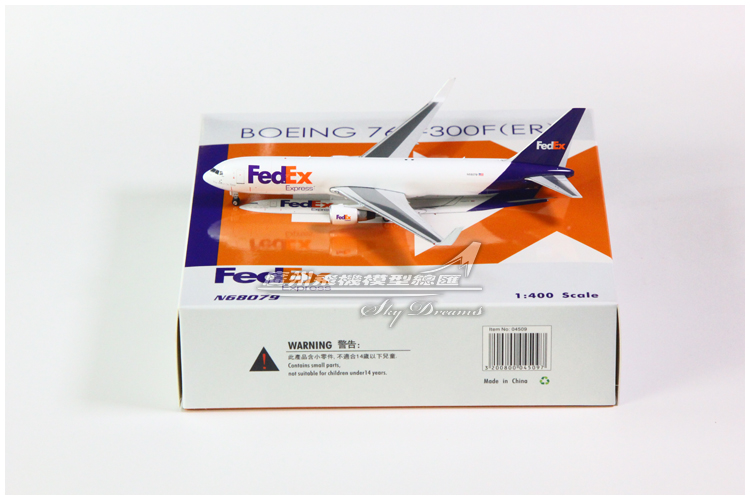 Phoenix 04509 FedEx联邦快递波音 B767-300ER N68079 1:400-图3