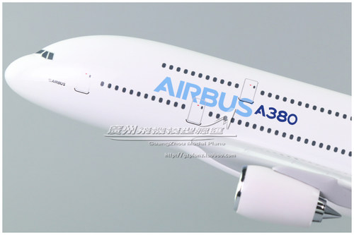 空中客车空客 Airbus A380 原型机 F-WWOW 树脂仿真飞机模型 45cm - 图0