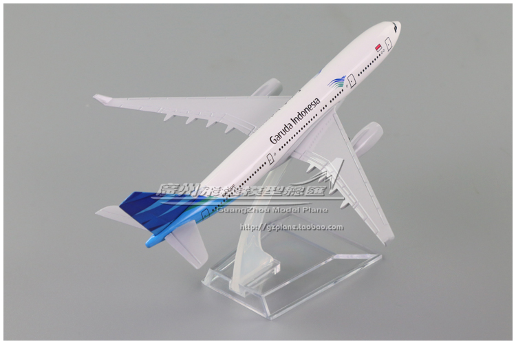 印度尼西亚鹰航空 A330 PK-GPF合金仿真客机飞机模型 16cm新品-图2