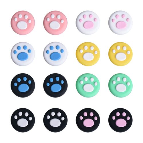 Switch游戏机摇杆帽 JOY-CON Lite/NS/OLED手柄硅胶猫爪按键帽 - 图2