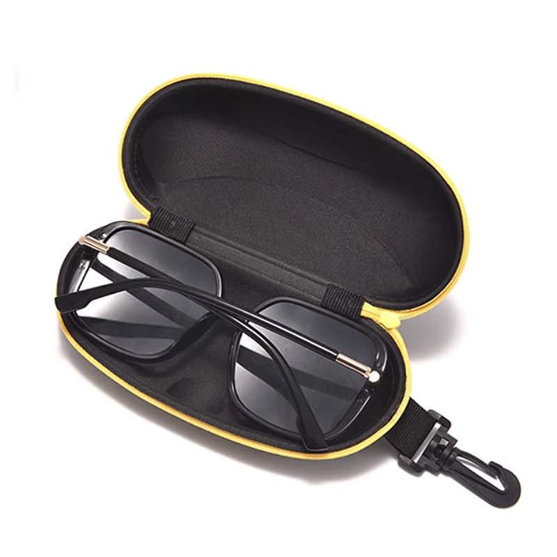 Sunglasses box large capacity hanging bag portable compression zipper bag