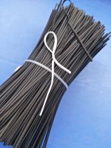 Guangdong oval black zzareth 10Cm cable tie wire tie