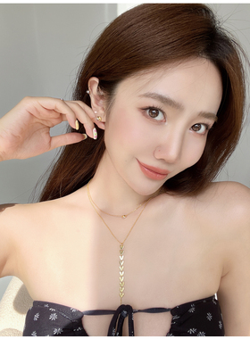 一字链女明星同款项链博主推荐