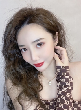 CHICWANG天然贝母女雏菊项链春季