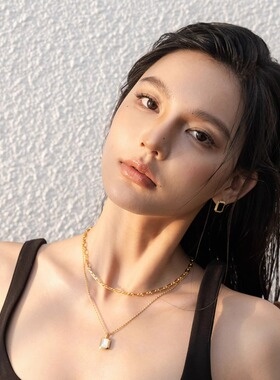 VOGUEWANG高端纯银天然宝石耳钉
