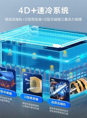 澳柯玛309L大容量冷暖转换冰柜