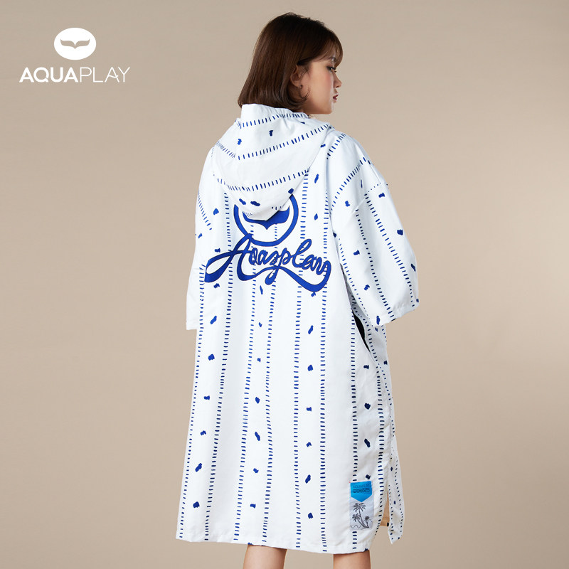 aquaplay潜水斗篷儿童成人亲子装冬季浴巾游泳浴袍防寒速干毛巾衣,淘宝优惠券,粉丝福利购,淘宝优惠卷