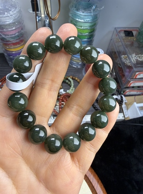 原创设计天然和田玉碧玉湖水绿卡12编号1372多样性发货