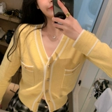 Осенний бархатный кардиган, куртка, коллекция 2021, в стиле Шанель