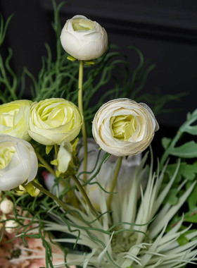 小露莲手感保湿仿真花束客厅装饰品摆设花盆花艺摆件花艺桌面摆件