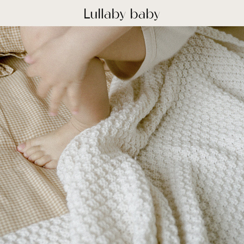 lullabybaby婴儿针织盖毯新生儿抱毯宝宝午睡毯沙发毯披肩毯春夏,淘宝优惠券,粉丝福利购,淘宝优惠卷