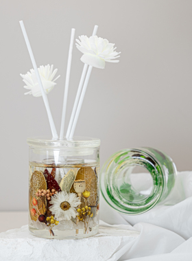 香薰摆件挥发棒无火藤条补充液桌面客厅卧室洗手间扩香生日礼物