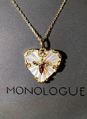 古巴比伦之心天然贝壳轻奢项链