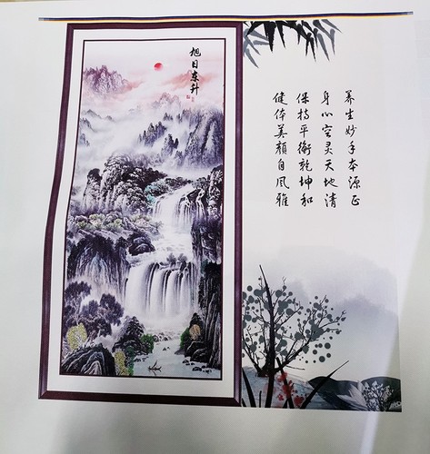 化纤UV油画布无纺布艺术喷绘打印壁画海报宣绒布墙画写真制作微喷