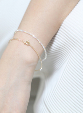 超细闪耀奥地利水晶手链ins小众