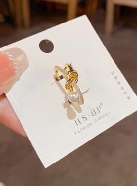 个性珍珠法式轻奢戒指