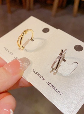 轻奢打结超细高级感戒指