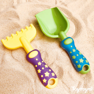 日本Toyroyal皇室沙滩玩具套装宝宝戏水洗澡花洒水桶水枪挖沙工具