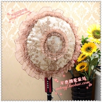 Boven Brand Gold Rose Upscale European Style Lace Fabric Electric Fan Hood Fan Sleeve Dust Resistant Cover Towels