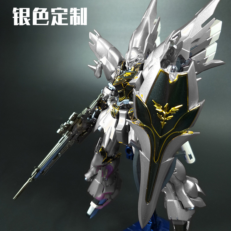 正品 模动魂 万代 合金着色 RG22 MSN06S新安洲高达拼装模型 - 图1