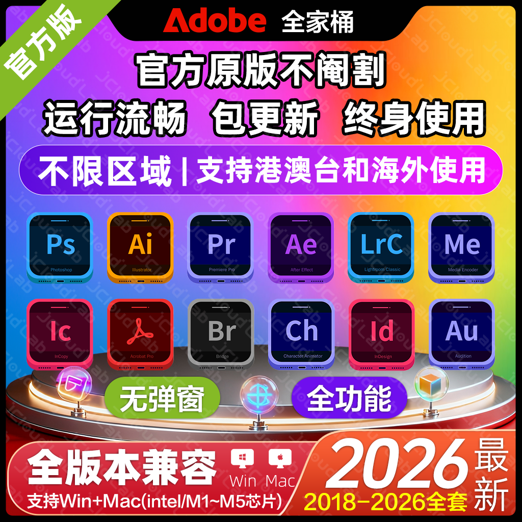 2026IDadobe全家桶InDesign远程安装IdPsAiAeLrc送教程1对1winmac - 图0