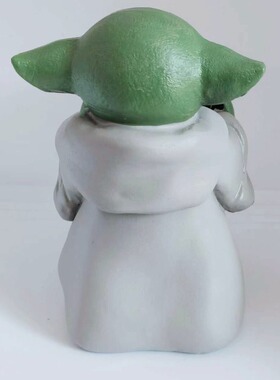 跨境现货尤达宝宝baby花盆摆件曼达洛树脂精致家居盆景公仔治愈