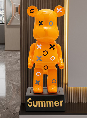 暴力熊大摆件落地客厅网红服装店铺门店家居装饰储钱罐乔迁送礼品