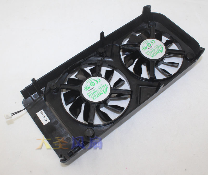 铭瑄GTX750/750Ti 显卡风扇 GA82S2M -NNTB 双风扇一体带壳 - 图1